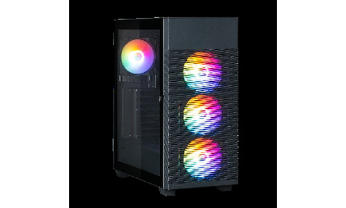 Zalman PC case  S5 Neo without PSU, 1xUSB3.1, 1xUSB2.0, 4x120mm FRGB, VGA 390mm, LCS ready, TG Side Panel, ATX, black