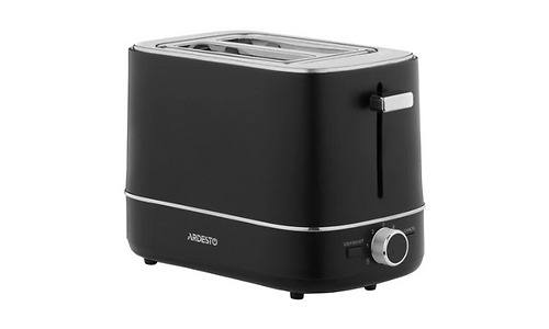 Ardesto toaster Timeless Elegance, 800W, plastic, 2 slots, black