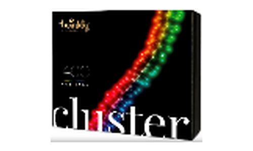 Smart LED Гирлянда Twinkly Cluster AWW 400 Gen II, IP44, длина 6м, кабель черный