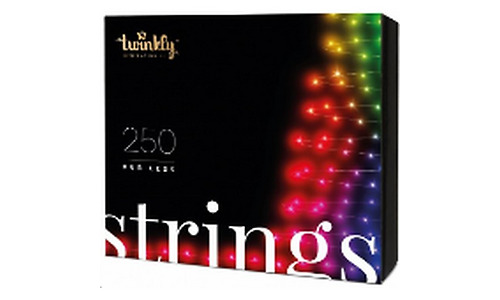 Smart LED Гирлянда Twinkly Strings RGB 400, Gen II, IP44, длина 32м, кабель черный