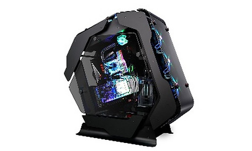 Zalman PC case Z-MACHINE 500 without PSU, 2xUSB3.0, 2xUSB2.0, 1xUSB 3.1 Type-C, 5x120mm ARGB, VGA 400mm, LCS ready, TG Side Panel, ATX, black