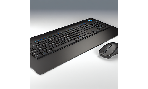 DELL Pro Wireless Keyboard and Mouse - KM5221W - Russian (QWERTY) - Black