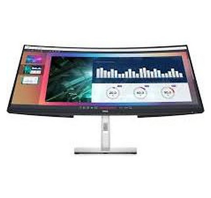 Monitor DELL 34" P3424WEB Video Conferencing Monitor, HDMI, DP, USB-C, RJ-45, MM, IPS, 3440x1440, 21:9, sRGB 99%, CURVED, HAS, Cam, 60Hz