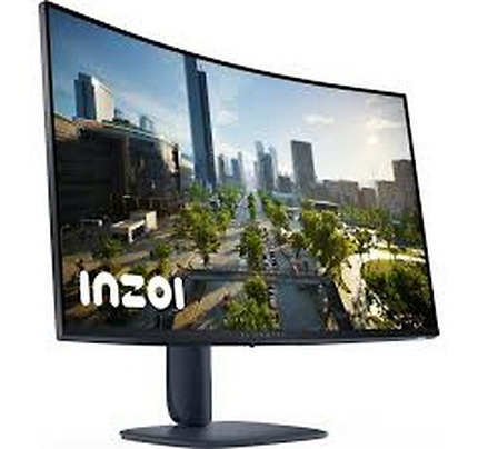 Monitor DELL 31.5" AW3225DM ALIENWARE, 2xHDMI, DP, USB, VA, 2560x1440, 180Hz, 1ms, DCI-P3 95%, CURVED,  FreeSync, HDR 400