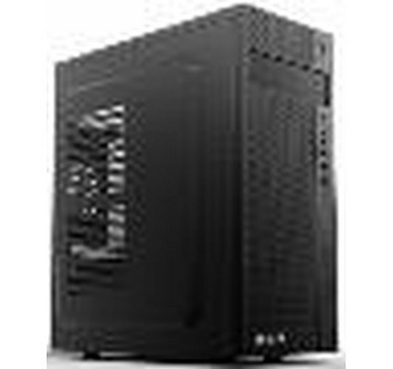 2E Computer case ALFA (E185) MidT,2xUSB2.0,1xUSB3.0, steel (side panel), without PSU, black