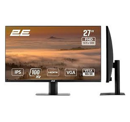 Monitor 2E 27" F2725B D-Sub, HDMI, IPS, 100Hz