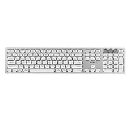 2E Keyboard membrane KS270 105key, WL/BT, EN/UK/RU, silver-white