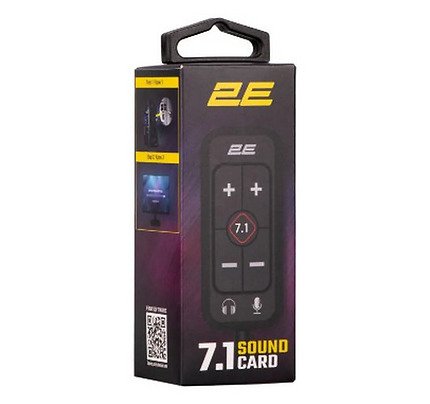 2E GAMING Sound card SCG-001, 7.1, 1*3.5mm, USB-A