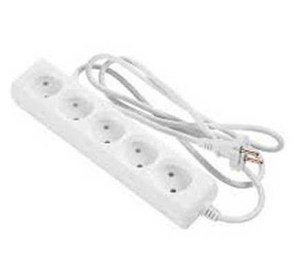 Power strip 2E, 5XCEE7/17, 2G*1.0mm2, 1.5m, white