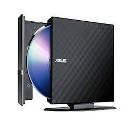 ASUS SDRW-08D2S-U LITE DVD+-R/RW burner USB2.0 черный Retail Box Slim