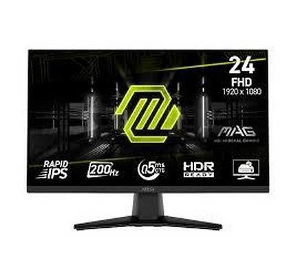 MSI Monitor 23.8" MAG 242F HDMI, DP, Audio, IPS, 200Hz, 0.5ms, sRGB 115%, FreeSync