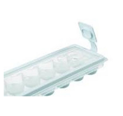 Ardesto Ice tray with lid Fresh Cylinder, 27х9.5х3.8cm, silicone, plastic, blue