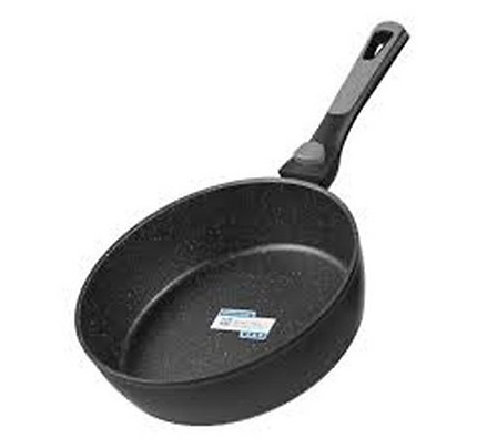 Ardesto Deep Fry pan with removable handle Gemini Bari, 24cm, aluminium, black