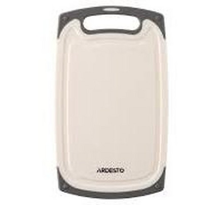 Ardesto Cutting board Gemini, 25х15х0.8cm, plastic, white