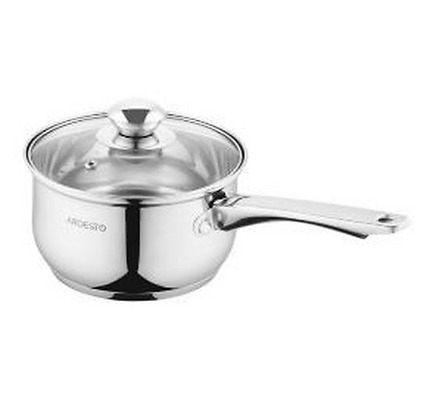 Ardesto Saucepan with glass lid Gemini Gourmet Spoleto, 1.6l, stainless steel