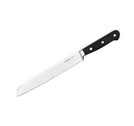 Ardesto Bread Knife Black Mars, 20.3cm, stainless steel, wood, black