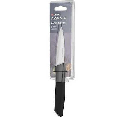 Ardesto Paring Knife Gemini Gourmet, 9.5cm, stainless steel, plastic, black