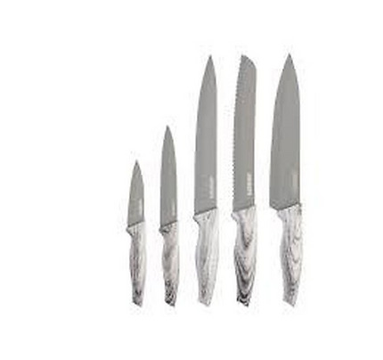 Ardesto Black Mars Knives Set 5 pcs, stainless steel, plastic