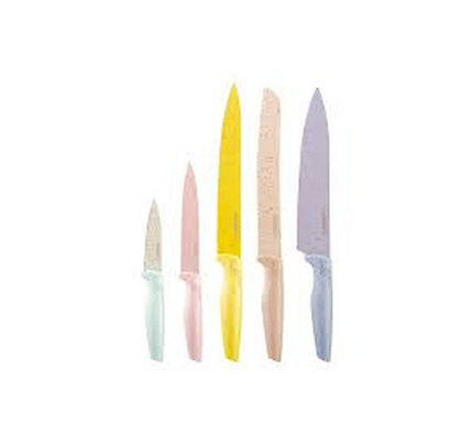 Ardesto Fresh Knives Set 5 pcs, stainless steel, plastic