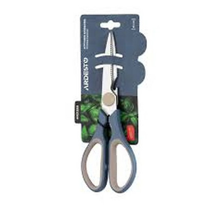 Ardesto Kitchen scissors Gemini, 21cm, stainless steel, plastic, gray-blue
