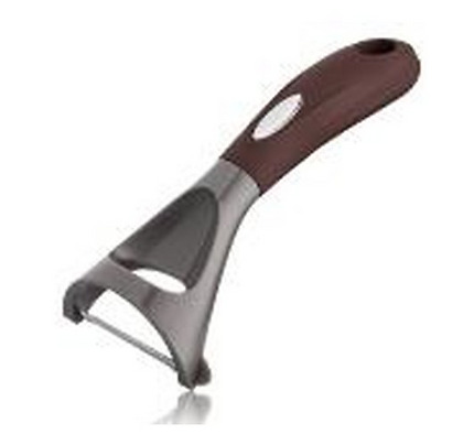 Ardesto Peeler Gemini, 19.5cm, stainless steel, nylon, gray-brown