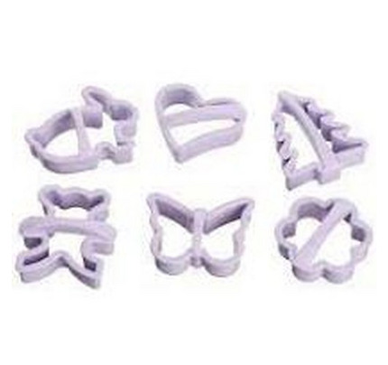 Ardesto Cookies molds set Tasty baking, 6pcs, plastic, lilac