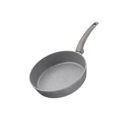 Ardesto Deep Fry pan with lid Gemini Gourmet Apulia, 26cm, aluminium, gray