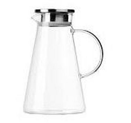 ARDESTO Pitcher with lid, 1800 ml, borosilicate glass, s/s