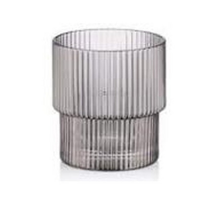 Ardesto Low glasses set Graphite, 200ml, 2pcs, glass, grey