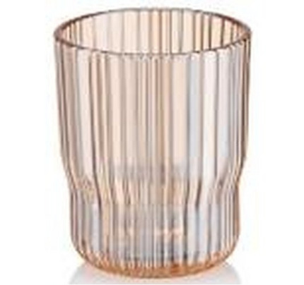 Ardesto Low glasses set Golden Moon, 300ml, 2pcs, glass, golden