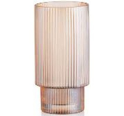 Ardesto Long glasses set, 380ml, 2pcs, glass, golden