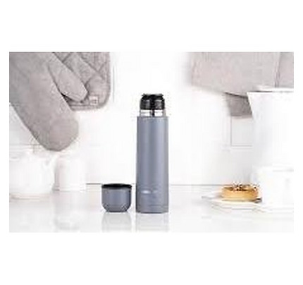 Ardesto Vacuum flask Bright City, 500ml, stainless steel, grey