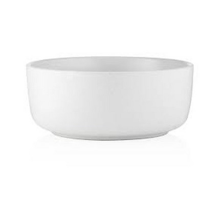 Ardesto Bowl  Trento, 16cm, ceramics, white