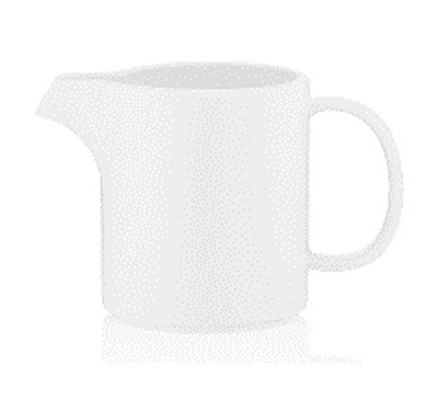 Ardesto Creamer Prato, 280ml, porcelain, white