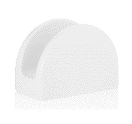 Ardesto Napkin holder Prato, 11х6х8cm, porcelain, white