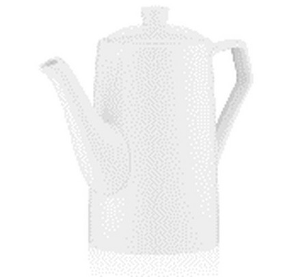 Ardesto Tea pot, 870ml, porcelain, white
