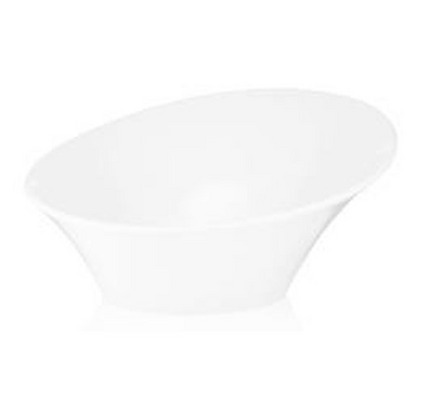 Ardesto Salad bowl, 25.5 сm, porcelain, white