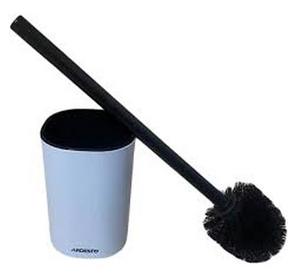 ARDESTO Toilet brush set with stand Vigor 9.9x15/39cm, polypropylene, stainless steel, grey 767637180504