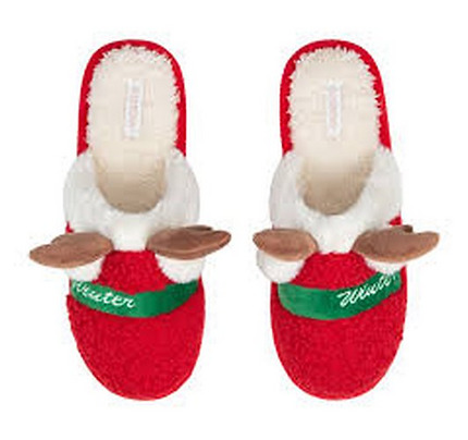 Ardesto Home shoes Christmas 38/39 size, 100% polyester, sole 100% rubber, red