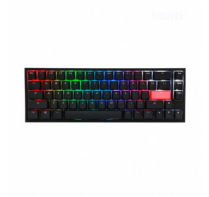 Ducky Keyboard  One 2 SF, Cherry Red, RGB LED, RU, Black-White