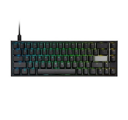 Ducky Keyboard  One 2 SF, Cherry Silent Red, RGB LED, RU, Black-White