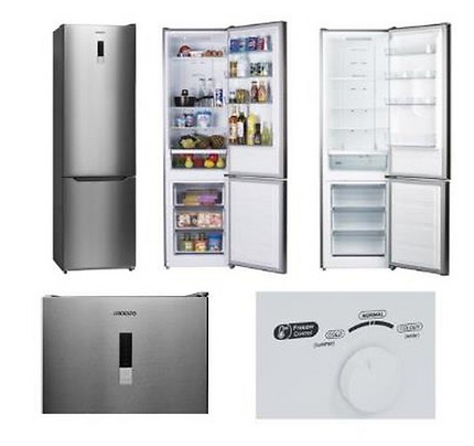 Ardesto DNF-M326X200 refrigerator 321 L, class A++, silver