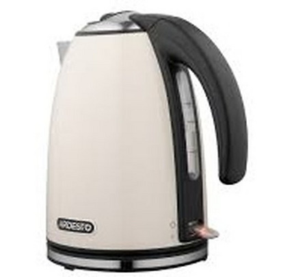 Ardesto Electric kettle    EKL-F340BG, 1,7L, metal, gloss, STRIX, beige