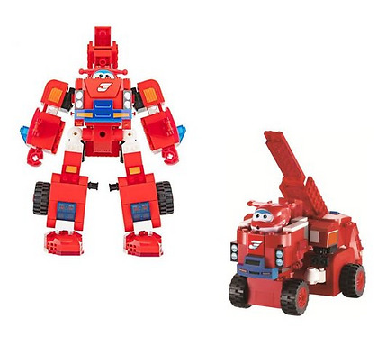 Super Wings Small Blocks 2-in-1 Buildable Transforming Vehicle - Jett