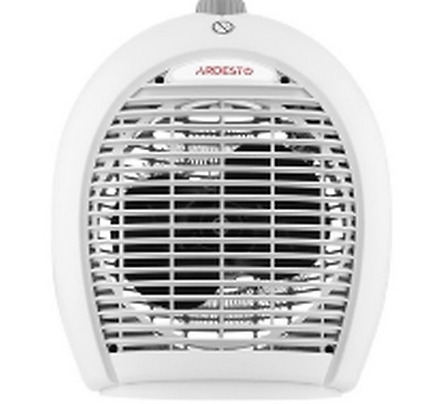 ARDESTO Fan heater, 20m2, 2000w, mechanical control, spiral heating element, grey