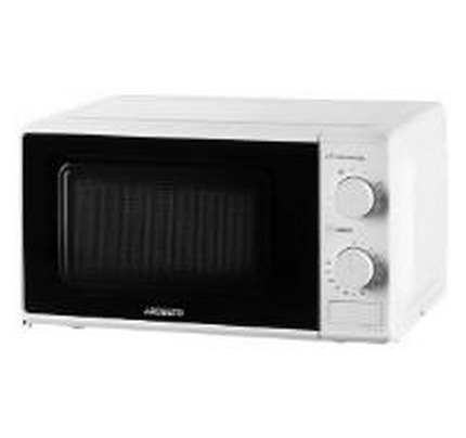 ARDESTO Microwave oven, 20L, mechanical control, 700W, button opening, white