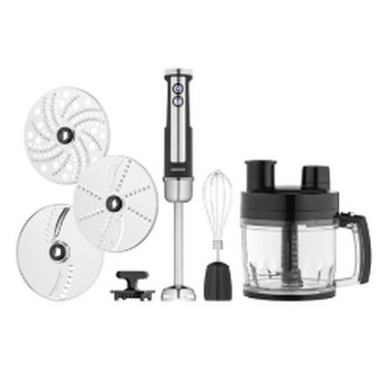 Ardesto blender submersible, 1000W, 7in1, bowl-2000ml, black-silver
