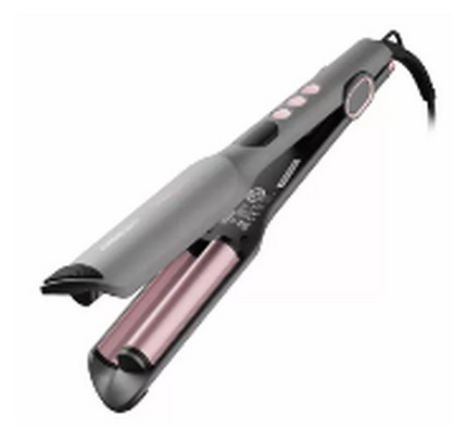 Ardesto Curling iron for wave curler Pink Touch, 35W, 100-200C, ceramics, gray+pink