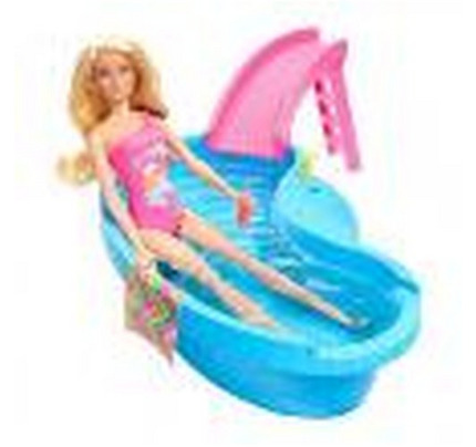 MATTEL Barbie Pool with Doll - Refreshed