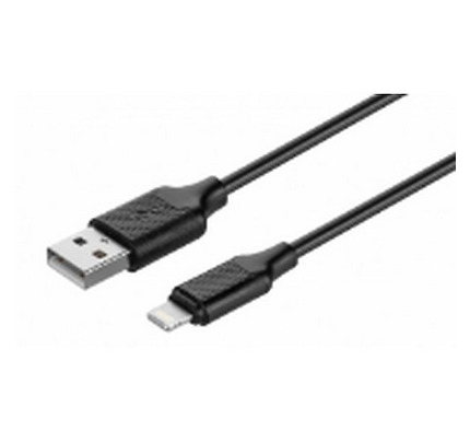 KITs USB 2.0 to Lightning cable, 2A, black, 1m